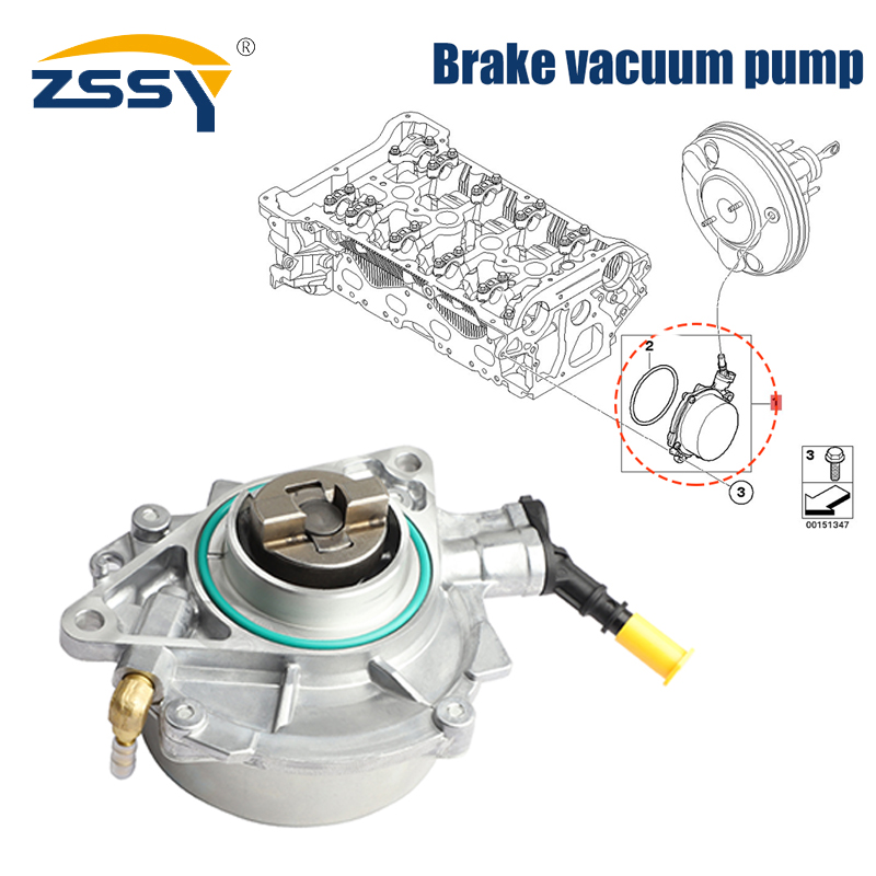 Vacuum Chamber Small - 新型ブレーキバキュームポンプ 11667556919 456578 プジョー307 308 シトロエンC4