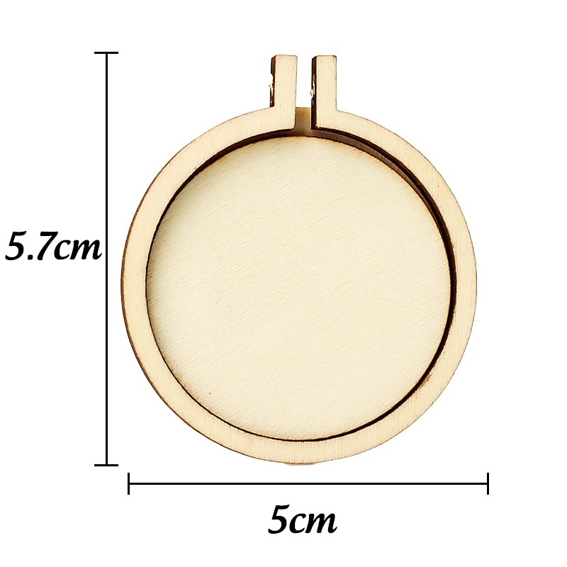 Wood Ring Blank - 1/3/5 個木製刺繍フープリングラウンド DIY 刺繍ネックレスペンダント工芸品クラフト好意装飾品 DIY ツール