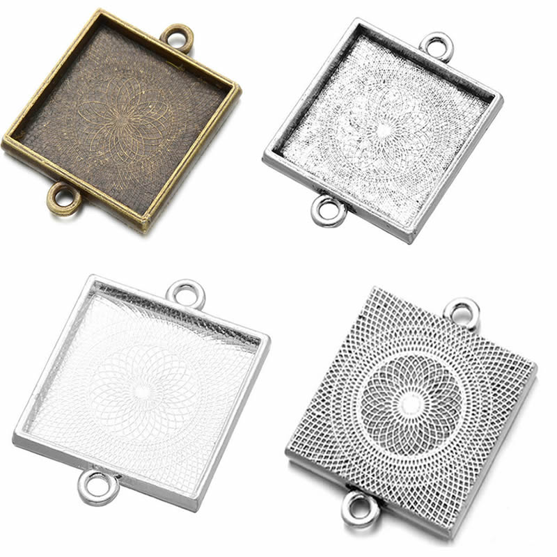 Onebeading フィット 25 × 25 ミリメートル - Bezels Set Pendant のレビューと価格