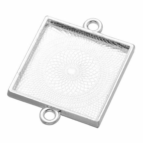 Onebeading フィット 25 × 25 ミリメートル - Bezels Set Pendant のレビューと価格