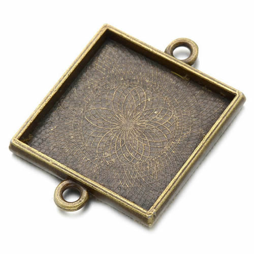Onebeading フィット 25 × 25 ミリメートル - Bezels Set Pendant のレビューと価格