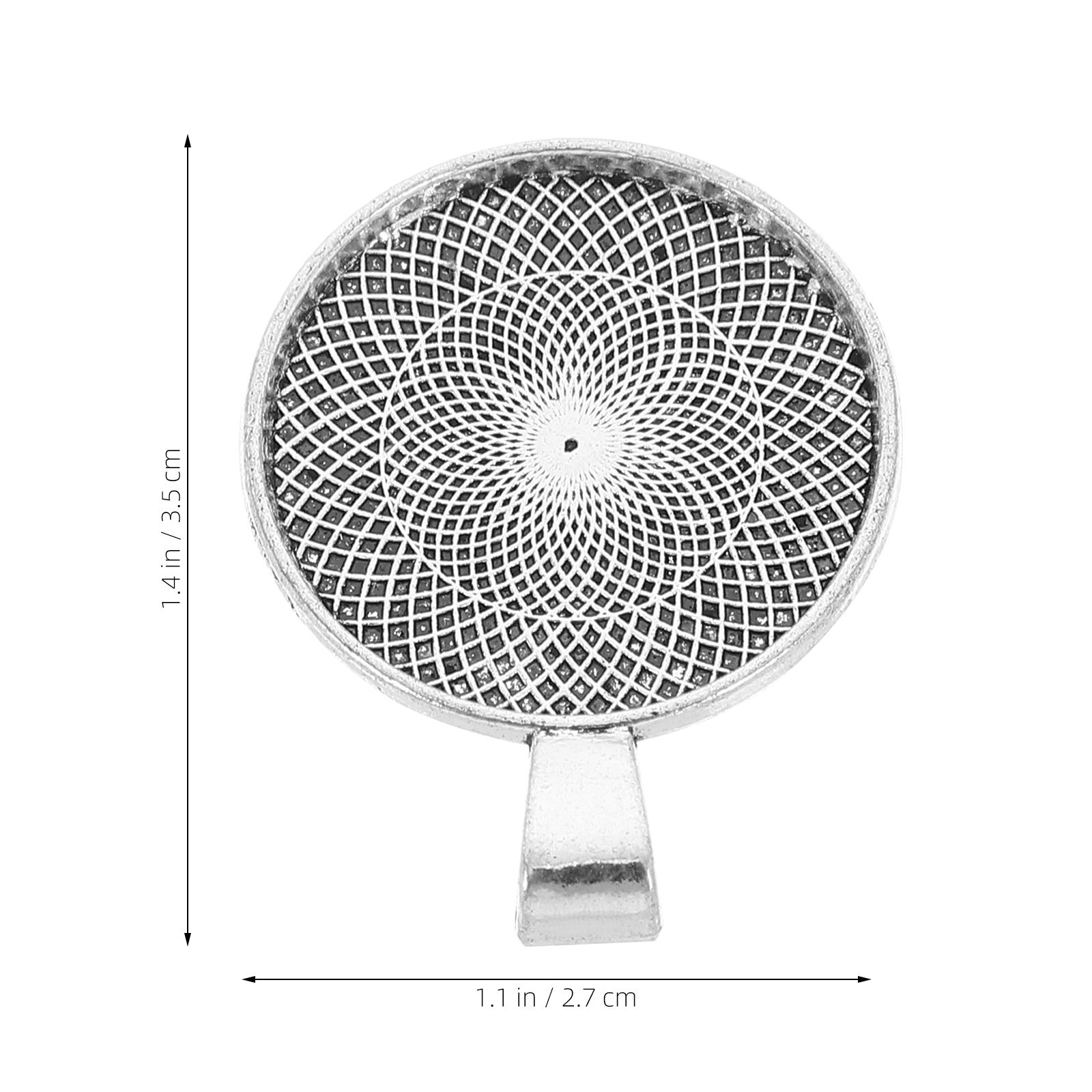 40個入り、丸型ペンダント用ベゼル、フラットトレイ、カボショ - Bezels Set Pendant のレビューと価格