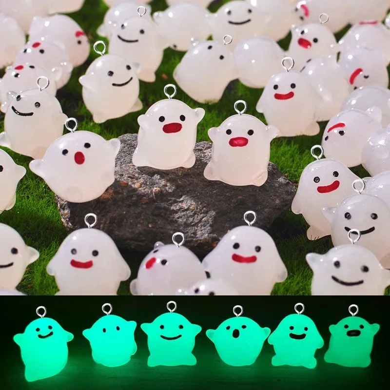 10個入り ラブリーグローインザダーク ホワイトゴースト レ - Resin Crafts Diy のレビューと価格
