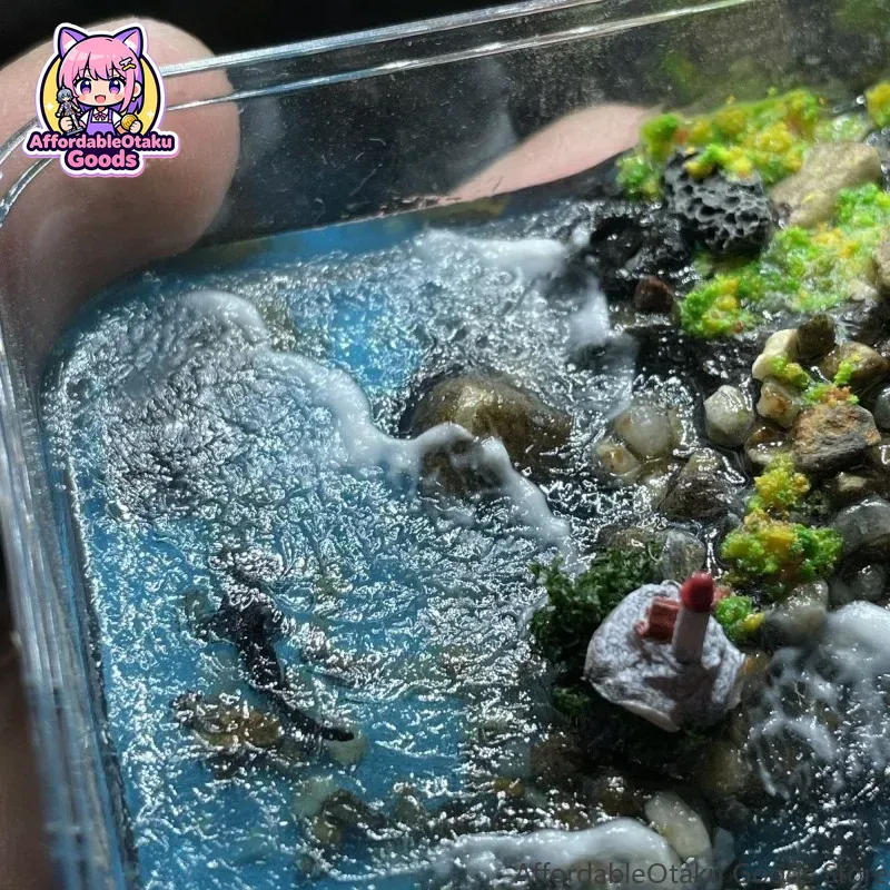 灯台と魚のモチーフを使ったレジン製のDIYモデル。お部屋の装 - Crafting Resin のレビューと価格